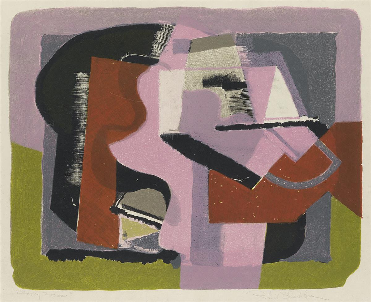 ROBERT BLACKBURN (1913 - 2003) Heavy Forms (Pink).